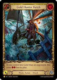 Gold Hunter Ketch (Treasure) [SEA165] (High Seas)  Cold Foil-1