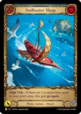 Swiftwater Sloop (Blue) (Treasure) [SEA168] (High Seas)  Cold Foil-1