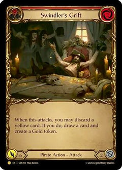 Swindler's Grift (Red) (Treasure) [SEA169] (High Seas)  Cold Foil-1