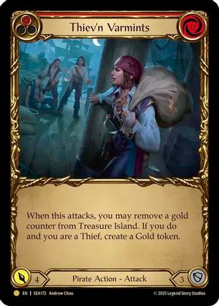 Thiev'n Varmints (Treasure) [SEA172] (High Seas)  Cold Foil-1