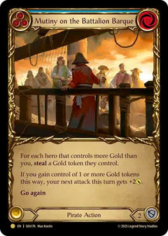 Mutiny on the Battalion Barque (Treasure) [SEA176] (High Seas)  Cold Foil-1