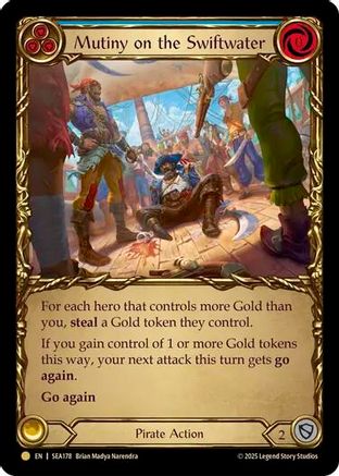 Mutiny on the Swiftwater (Treasure) [SEA178] (High Seas)  Cold Foil-1