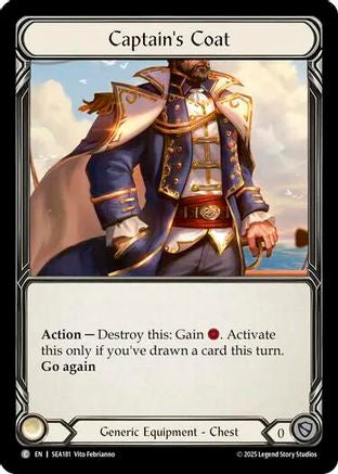 Captain's Coat (Treasure) [SEA181] (High Seas)  Cold Foil-1