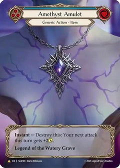 Amethyst Amulet (Treasure) [SEA189] (High Seas)  Cold Foil-1