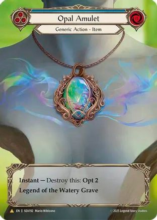 Opal Amulet (Treasure) [SEA192] (High Seas)  Cold Foil-1