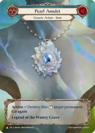 Pearl Amulet (Treasure) [SEA193] (High Seas)  Cold Foil-1