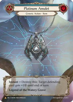 Platinum Amulet (Treasure) [SEA194] (High Seas)  Cold Foil-1