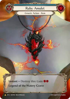 Ruby Amulet (Treasure) [SEA196] (High Seas)  Cold Foil-1