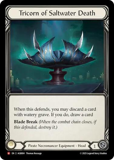 Tricorn of Saltwater Death [AGB004] (Armory Deck: Gravy Bones)  Rainbow Foil