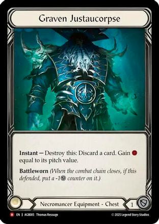 Graven Justaucorpse [AGB005] (Armory Deck: Gravy Bones)  Rainbow Foil-1