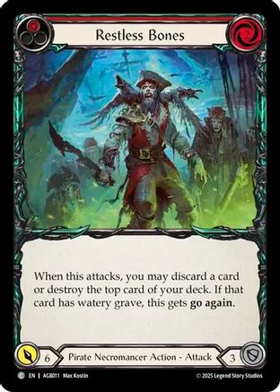 Restless Bones (Red) [AGB011] (Armory Deck: Gravy Bones)-1