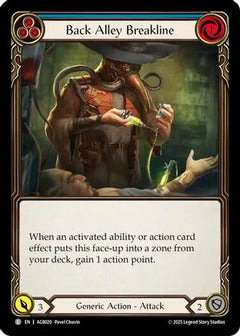 Back Alley Breakline (Blue) [AGB020] (Armory Deck: Gravy Bones)-1