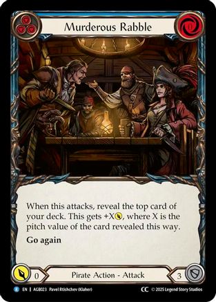 Murderous Rabble (CC Tag) [AGB023] (Armory Deck: Gravy Bones)-1