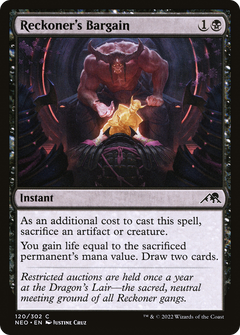 Reckoner's Bargain [Kamigawa: Neon Dynasty]-1