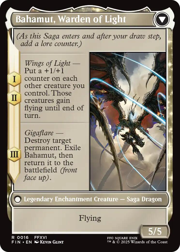 Dion, Bahamut's Dominant // Bahamut, Warden of Light [FINAL FANTASY]-2