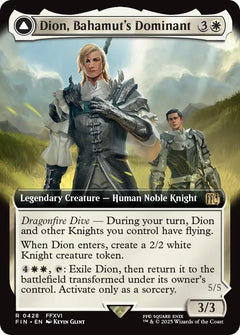 Dion, Bahamut's Dominant // Bahamut, Warden of Light (Extended Art) [FINAL FANTASY]-1