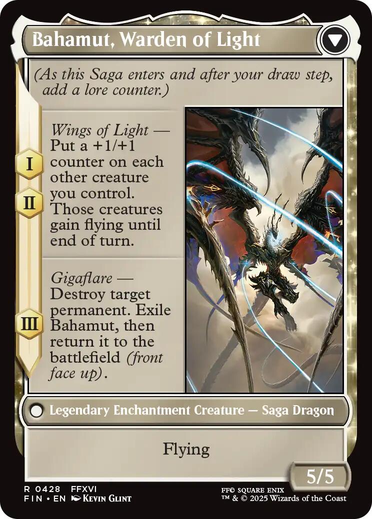 Dion, Bahamut's Dominant // Bahamut, Warden of Light (Extended Art) [FINAL FANTASY]-2