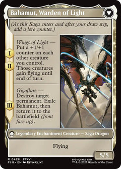 Dion, Bahamut's Dominant // Bahamut, Warden of Light (Extended Art) [FINAL FANTASY]-2