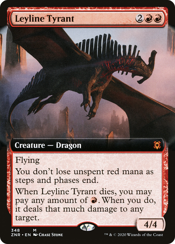 Leyline Tyrant (Extended Art) [Zendikar Rising]-1