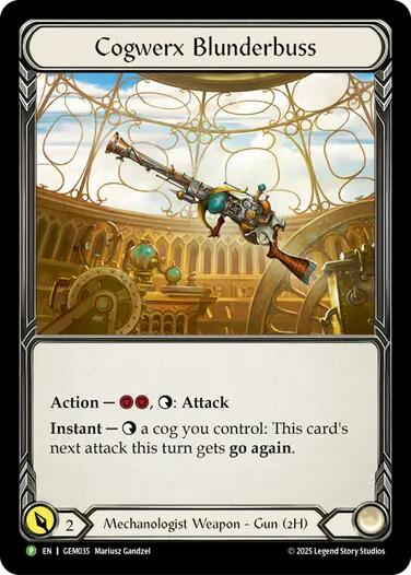Cogwerx Blunderbuss [GEM035] (GEM Pack 2)  Cold Foil-1