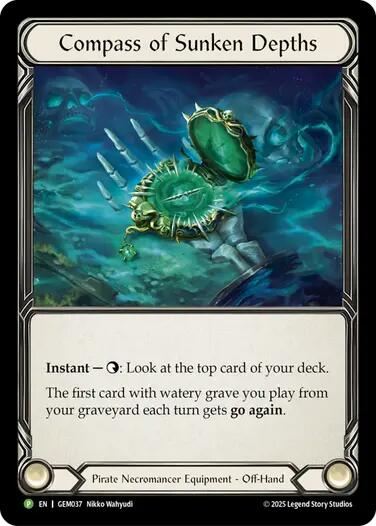 Compass of Sunken Depths [GEM037] (GEM Pack 2)  Cold Foil-1