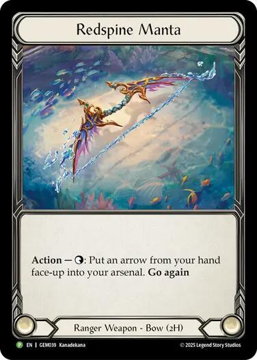 Redspine Manta [GEM039] (GEM Pack 2)  Cold Foil-1