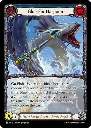 Blue Fin Harpoon (GEM054) - GEM Pack 2 Rainbow Foil-1