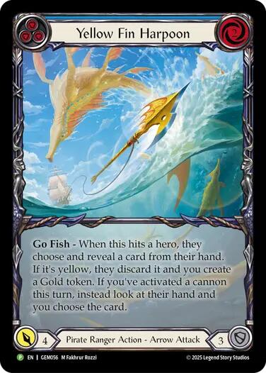 Yellow Fin Harpoon [GEM056] (GEM Pack 2)-1