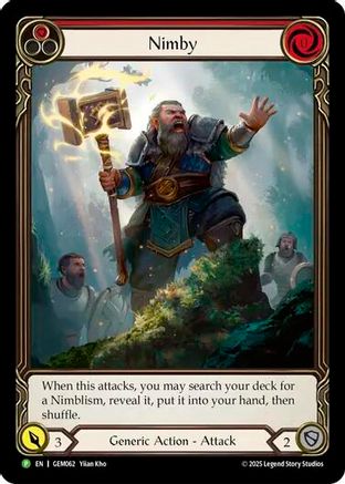 Nimby (Red) [GEM062] (GEM Pack 2)  Rainbow Foil-1