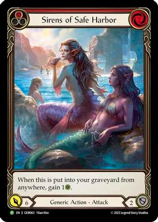 Sirens of Safe Harbor (Red) (GEM063) - GEM Pack 2 Rainbow Foil-1