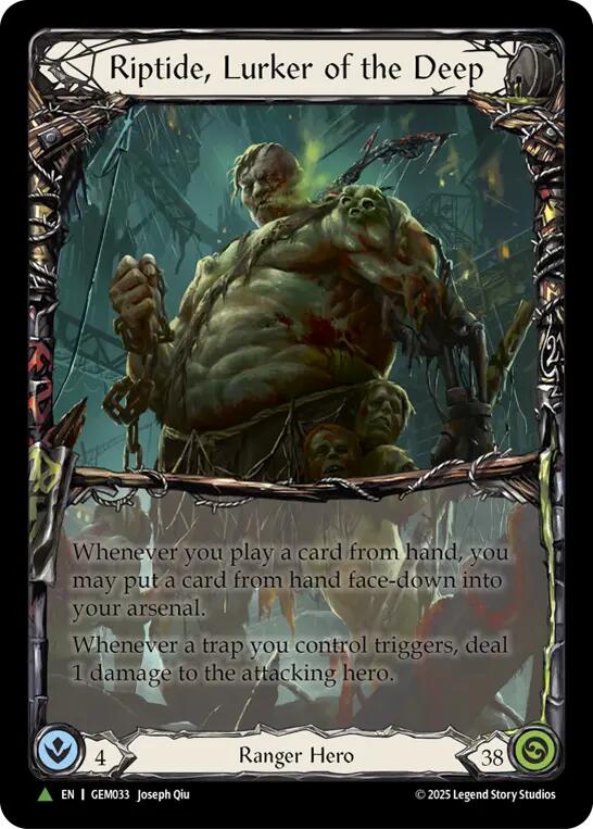Riptide, Lurker of the Deep (Marvel) [GEM033] (GEM Pack 2)  Cold Foil-2