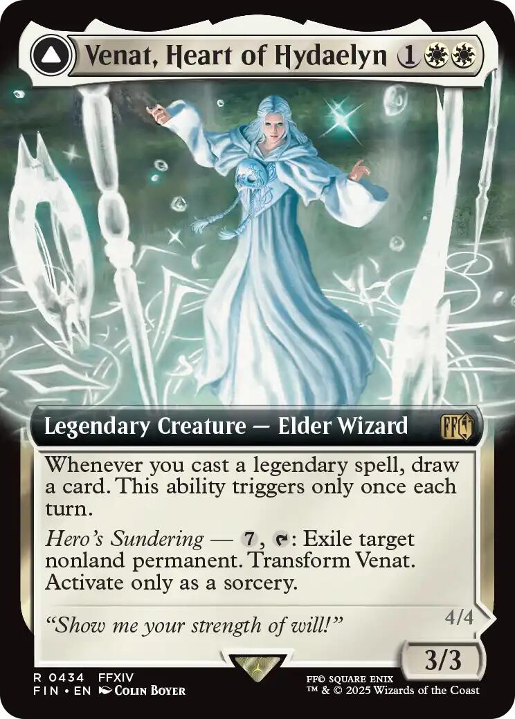 Venat, Heart of Hydaelyn // Hydaelyn, the Mothercrystal (Extended Art) [FINAL FANTASY]-1