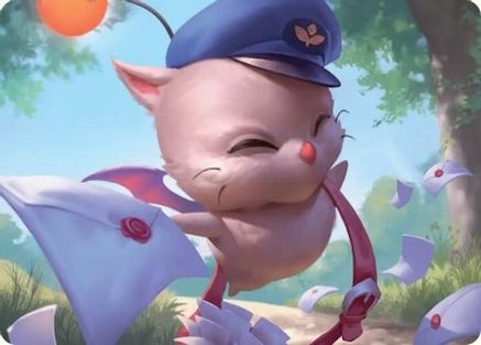 Delivery Moogle Art Card [FINAL FANTASY Art Series]-1