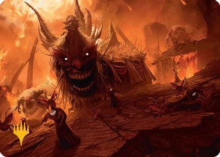 The Final Days Art Card (Gold-Stamped Planeswalker Symbol) [FINAL FANTASY Art Series]-1