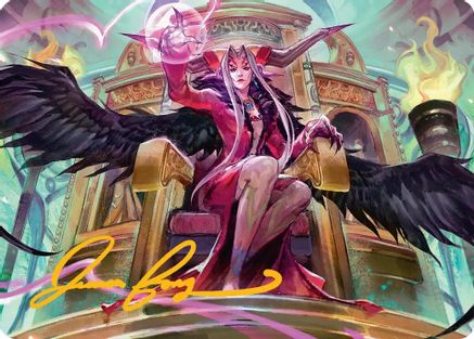 Sorceress's Schemes Art Card (Gold-Stamped Signature) [FINAL FANTASY Art Series]-1