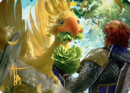 Gysahl Greens Art Card (Gold-Stamped Signature) [FINAL FANTASY Art Series]-1