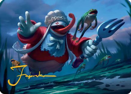 Quina, Qu Gourmet Art Card (Gold-Stamped Signature) [FINAL FANTASY Art Series]-1
