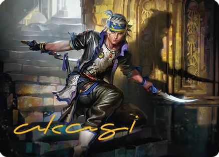 Locke Cole Art Card (Gold-Stamped Signature) [FINAL FANTASY Art Series]-1