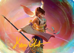 Yuna, Grand Summoner Art Card (Gold-Stamped Signature) (AAFIN-022) - Art Series: FINAL FANTASY-1