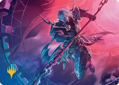 Estinien Varlineau Art Card (Gold-Stamped Planeswalker Symbol) [FINAL FANTASY Art Series]-1