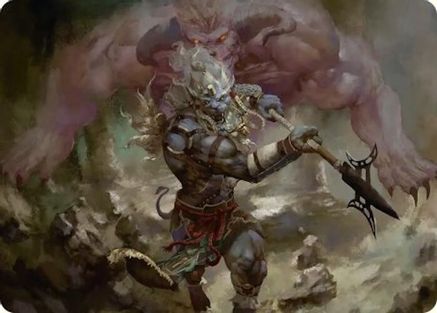 Kimahri, Valiant Guardian Art Card [FINAL FANTASY Art Series]-1