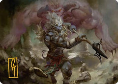 Kimahri, Valiant Guardian Art Card (Gold-Stamped Signature) [FINAL FANTASY Art Series]-1