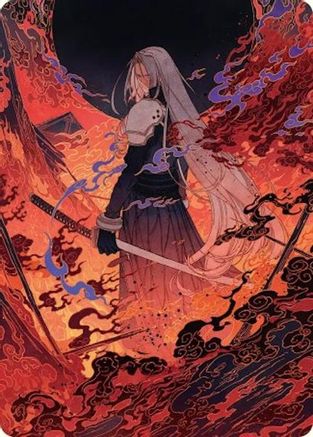 Nibelheim Aflame Art Card [FINAL FANTASY Art Series]-1