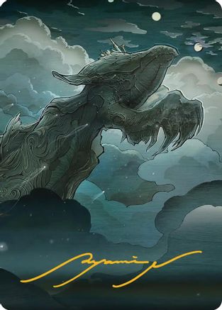 Sin, Spira's Punishment Art Card (Gold-Stamped Signature) [FINAL FANTASY Art Series]-1
