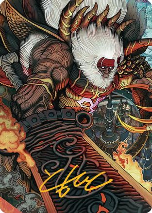 Braska's Final Aeon Art Card (Gold-Stamped Signature) [FINAL FANTASY Art Series]-1