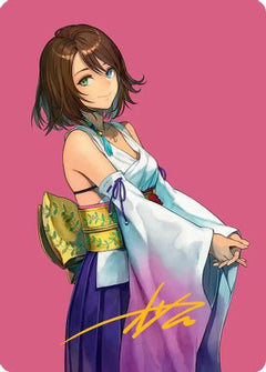 Yuna, Hope of Spira Art Card (Gold-Stamped Signature) (AAFIN-048) - Art Series: FINAL FANTASY-1