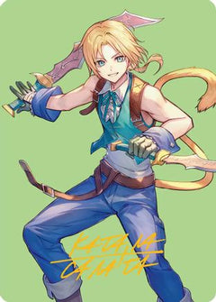 Zidane, Tantalus Thief Art Card (Gold-Stamped Signature) (AAFIN-049) - Art Series: FINAL FANTASY-1