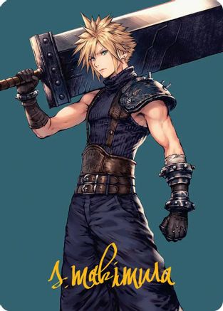 Cloud, Ex-SOLDIER Art Card (Gold-Stamped Signature) [FINAL FANTASY Art Series]-1