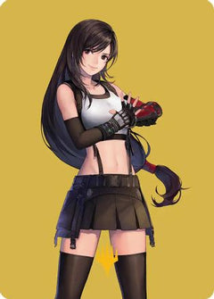 Tifa, Martial Artist Art Card (Gold-Stamped Planeswalker Symbol) [FINAL FANTASY Art Series]-1