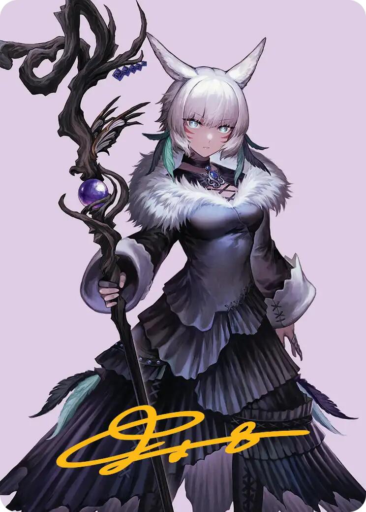 Y'shtola, Night's Blessed Art Card (53) (Gold-Stamped Signature) [FINAL FANTASY Art Series]-1